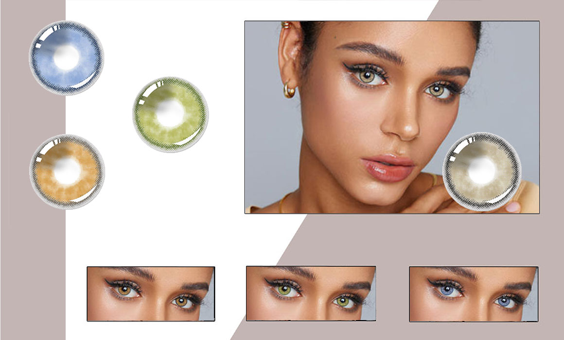 FC-327 3-Tone Color Contact Lenses | Vibrant OEM/ODM Cosmetic Lenses